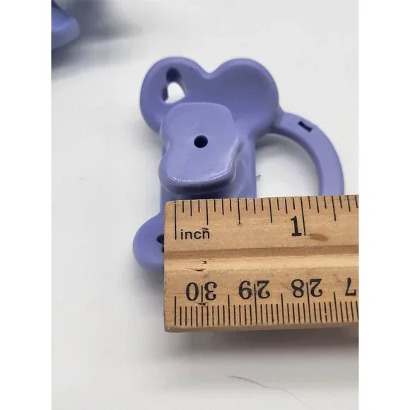 Hasbro FurReal Friend Animal Replacement Purple & Teal Pacifier Lot of 2 - Picture 7 of 7